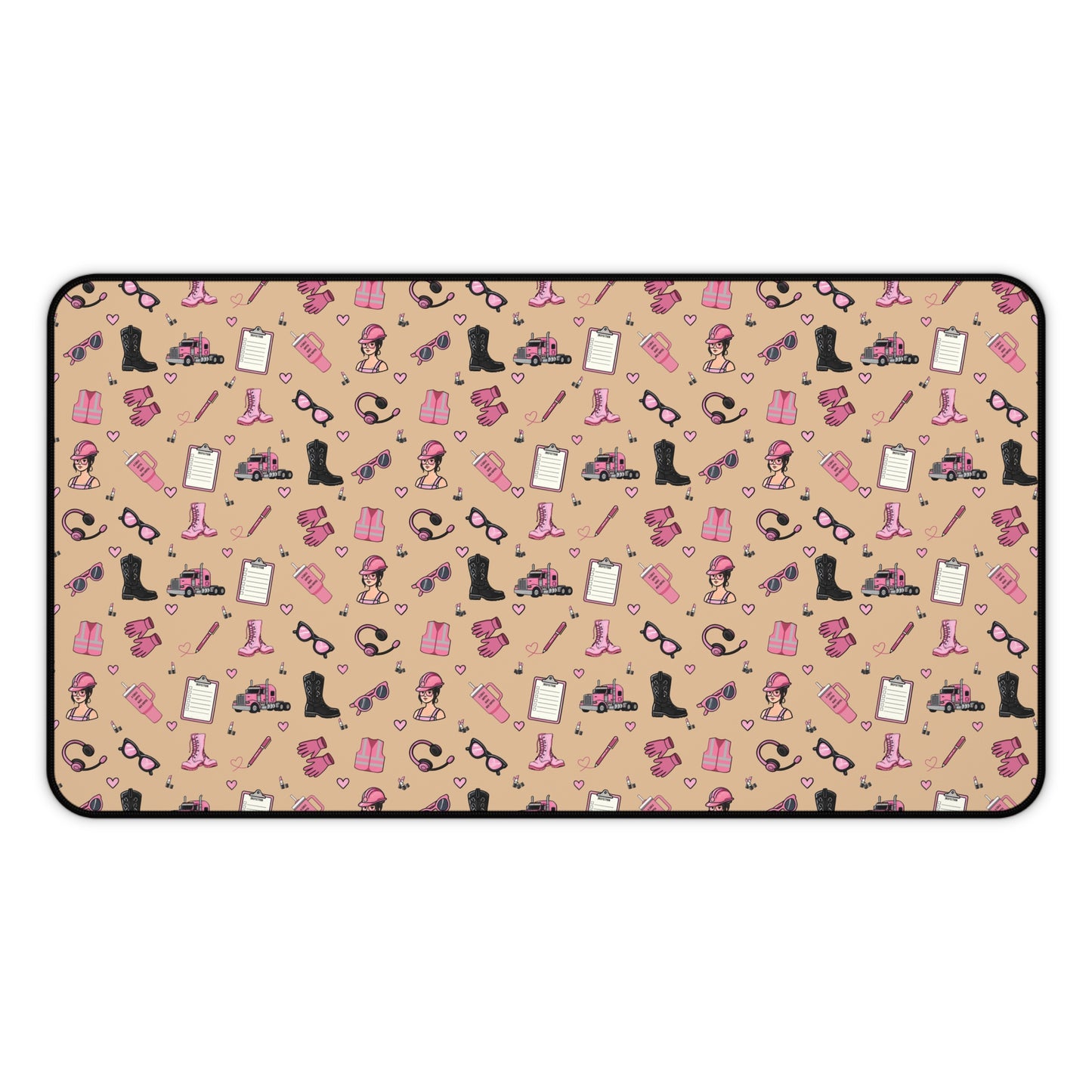 Sand Trucker Charm Mouse Pad female truck driver Office Accessories