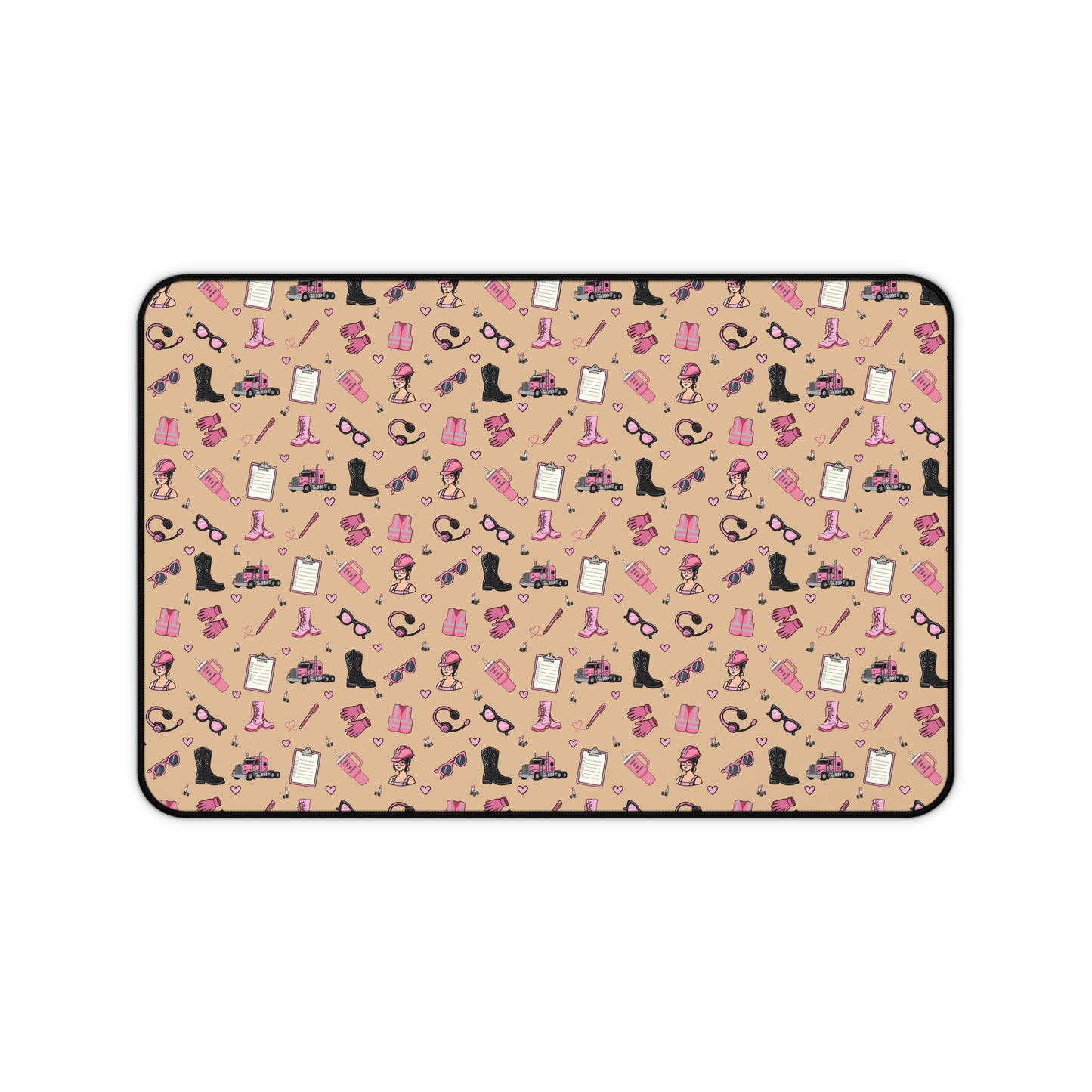Sand Trucker Charm Mouse Pad female truck driver Office Accessories