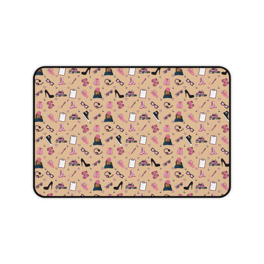 Sand Trucker Charm Mouse Pad female truck driver Office Accessories