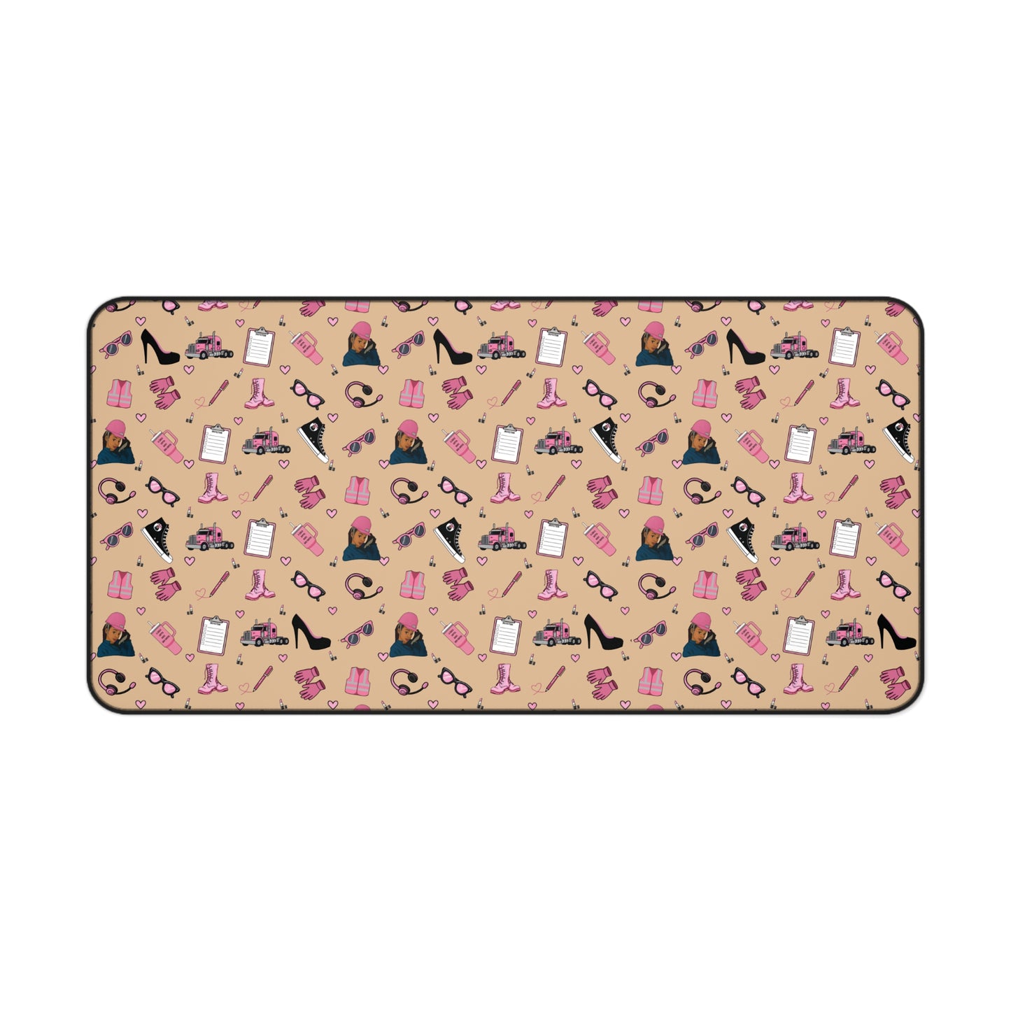 Sand Trucker Charm Mouse Pad female truck driver Office Accessories
