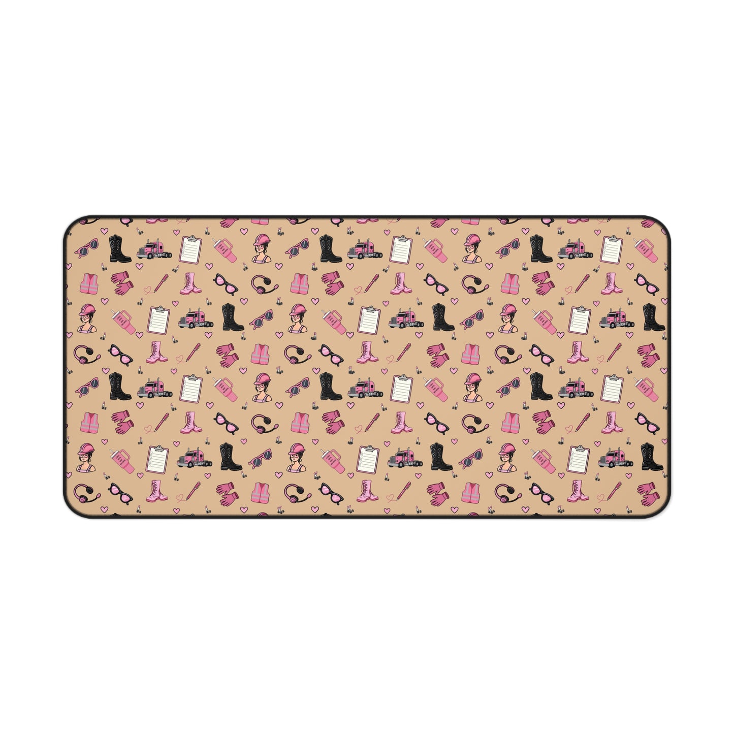 Sand Trucker Charm Mouse Pad female truck driver Office Accessories